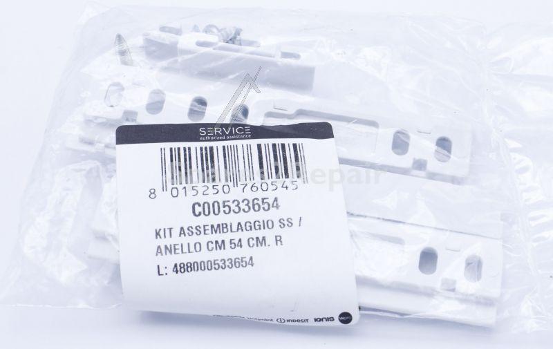 Mounting Parts - C00533654 488000533654 Ss Assembly Kit-sd 54cm Ank Rv [Whirlpool Indesit]