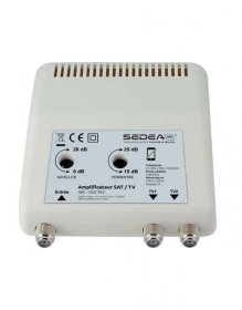 Second Appliances Amplifier - Amplificateur IntÉrieur – 2 Sorties Satellite & Terrestre 28 Db