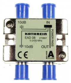 Kathrein 2 Way Aerial Splitter - Ead 08 2fach-f-abzweiger 11db 5-2400 Mhz