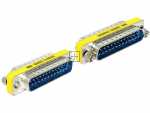 Delock Gender Changer - Adapter Sub-d 25 Pin Male > Male Gender Changer