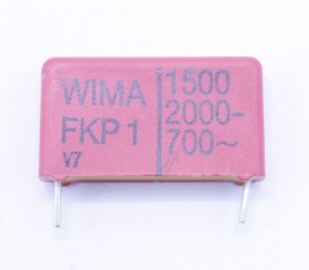 Wima Fkp1 Pulse Capacitor - 1500pf-2000v Fkp1u011505b00jssd Fkp1 Pulse Capacitor Rm=22 5mm