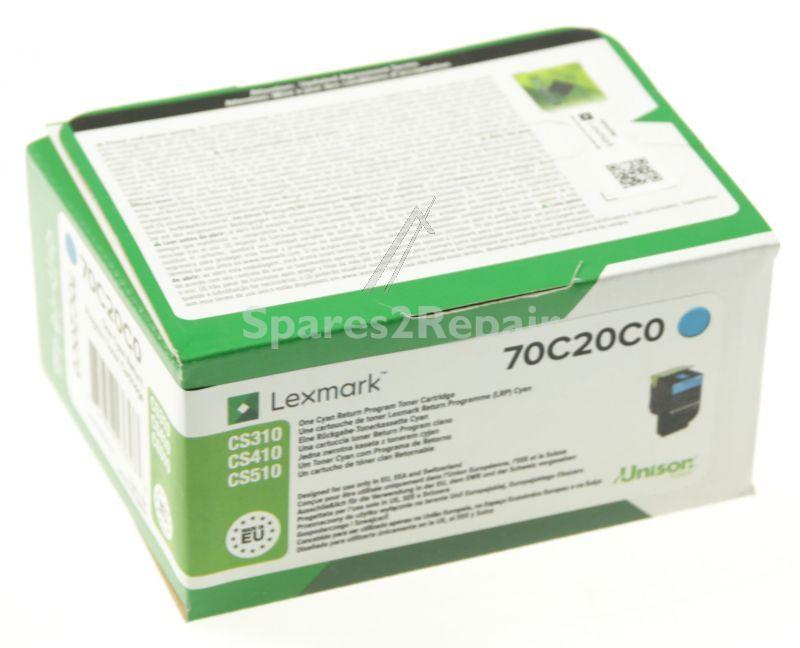 Lexmark Toner Cartridge - 702c 70c20c0 Toner Cyan 1k