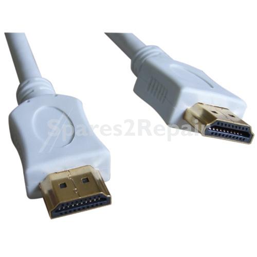 Compatible Hdmi Highspeed Ethernet Plug-plug - Hdmi Lead 1 4 White High Speed Ethernet 3m