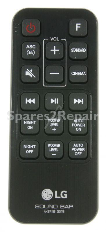 Lg Ir remote Control - Ma5 Akb74815376 Remote Controller Assembly
