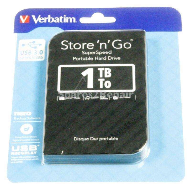 Verbatim Usb 2,5" Hard Discs - Store´n´go 1tb -usb3.0 Hdd, Bk
