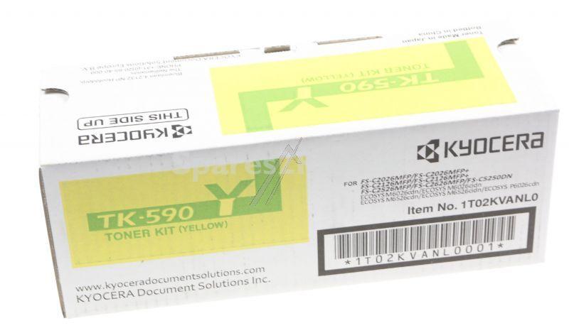 Toner Cartridge - Tk-590y 1t02kvanl0 Toner Kit Yellow 5k