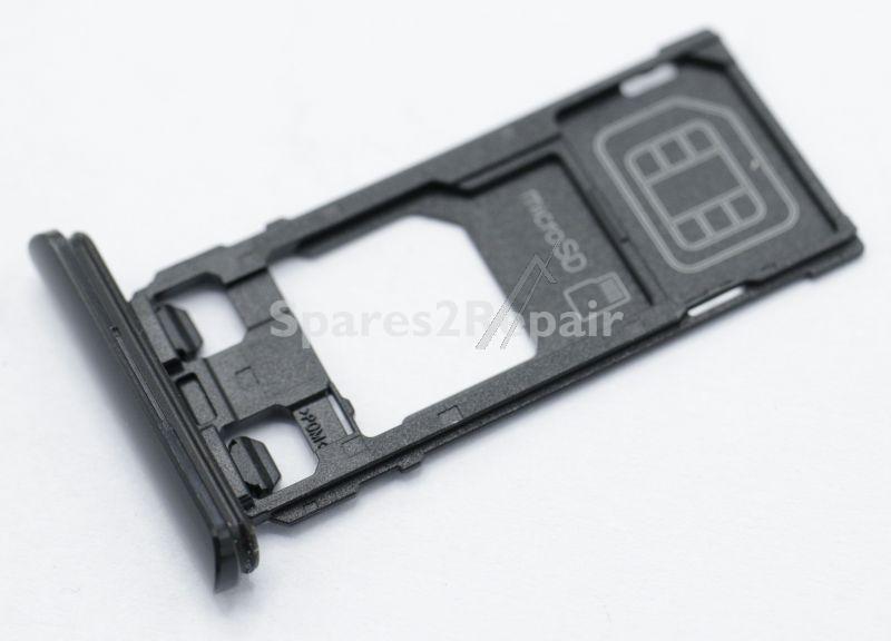Sony Sim card Holder - 1319-0237 U50063801 Cap Tray Assembly Ss Black