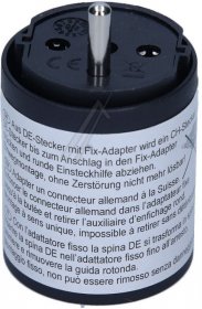 Brennenstuhl Travelling Plug Set - Fix-adapter De To Ch Black 230v 3-poles
