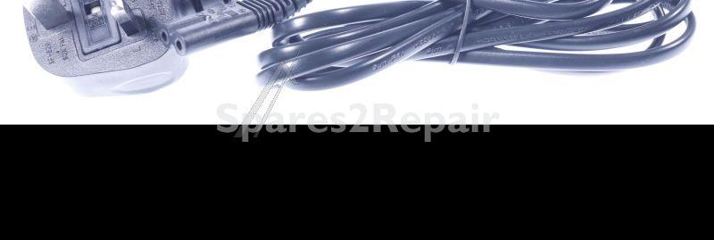 Jvc Mains Power Lead - Qmpp210-190-jr Power Cable With Uk Plug