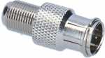 Kathrein F-plug/f-jack Adaptor - Emu 05 F-plug-f-jack Adaptor, Screening: > 90 Db