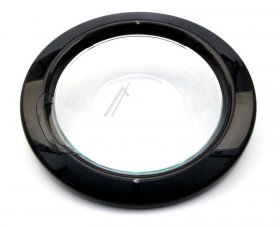Washing Machine Window - 41044324 Door Assembly Oblo Csr Black [Candy Hoover]