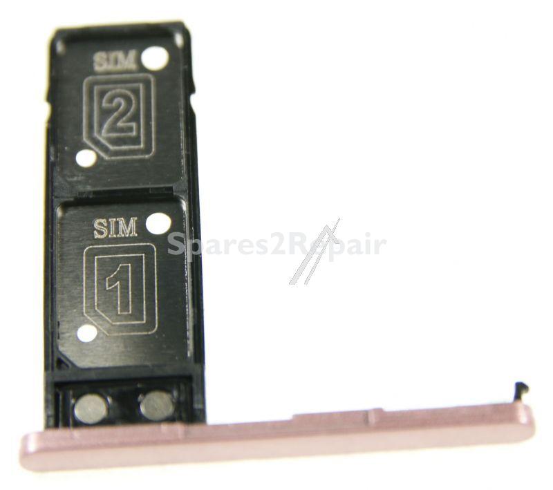 Sony Sim card Holder - 1304-9124 U50039941 Sony Xperia Xz Sim Card-memory Card Holder Dark Pink