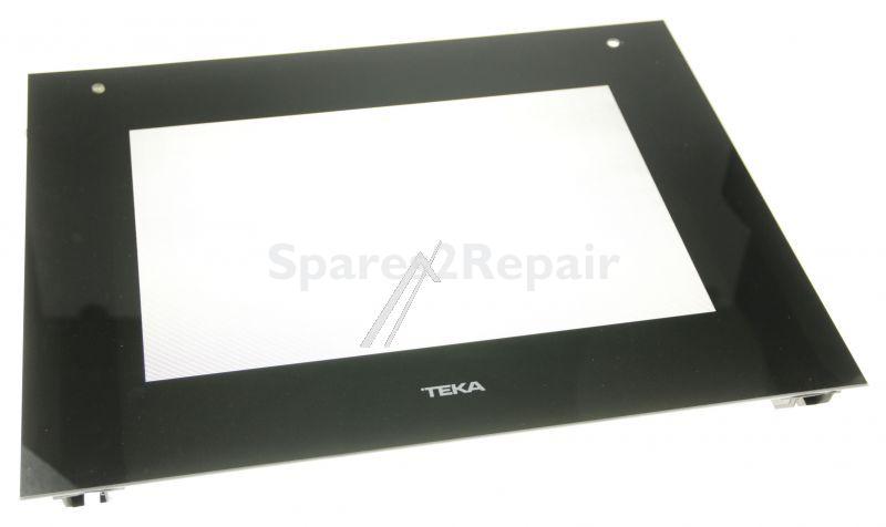 Kuppersbusch Teka Oven Door - 82031946 Glued Door P Glass Black Hbe 435