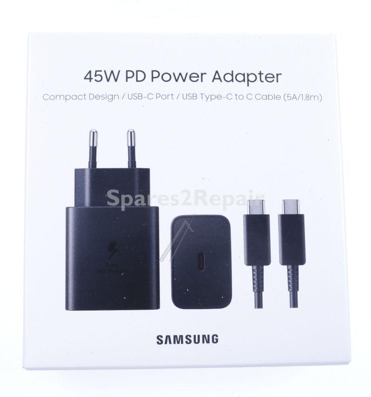Samsung Charger For Mobile Phone - Ep-t4510xbegeu Samsung Fast Charger 45w Power Adapter Ep-t4510 Black