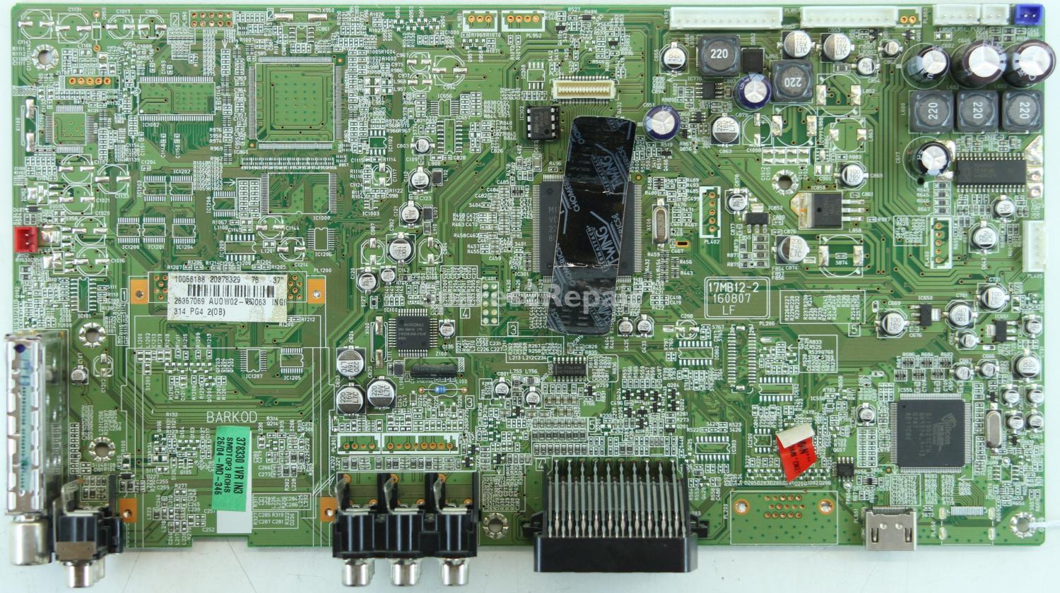 Acoustic Solutions LCD37805HD - Main AV - 17MB12-2 160807 LF - 20378329