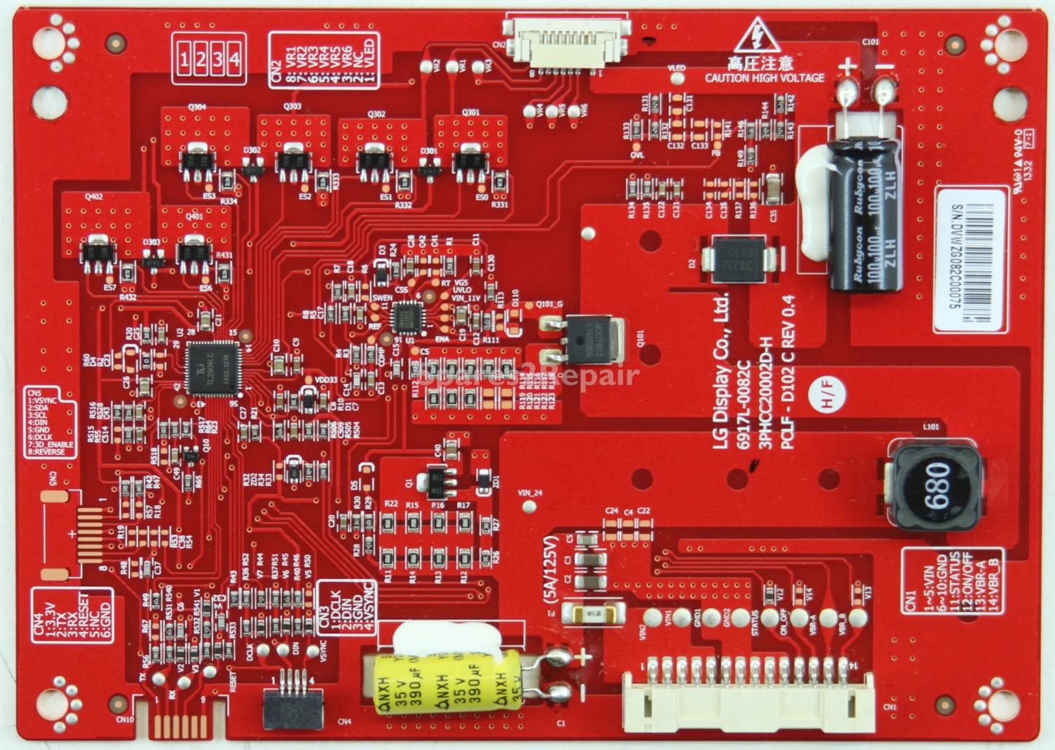 Baird TI4203BC - LED Driver Board - 6871L-0082C - 3PHCC20002D-H - PCLF-D102 C REV0.4