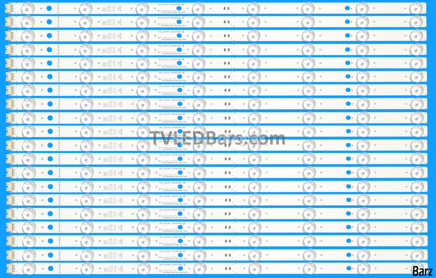 LG LED Backlight Array LG AGM76110201 AGF30099101 55" HC550DQB-SLUA1 SSC_SlimDRT_55SK85(40B)_S 20pcs