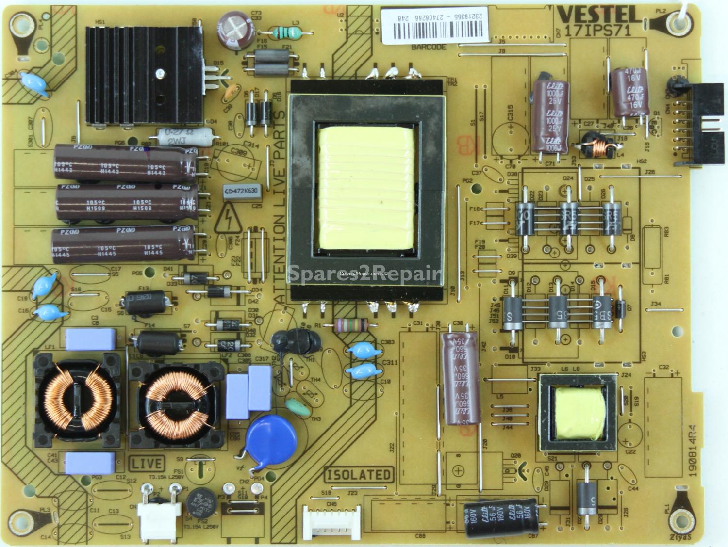 Bush DLED49282FHD - PSU - 23219355 - 17IPS71 - 190814R4