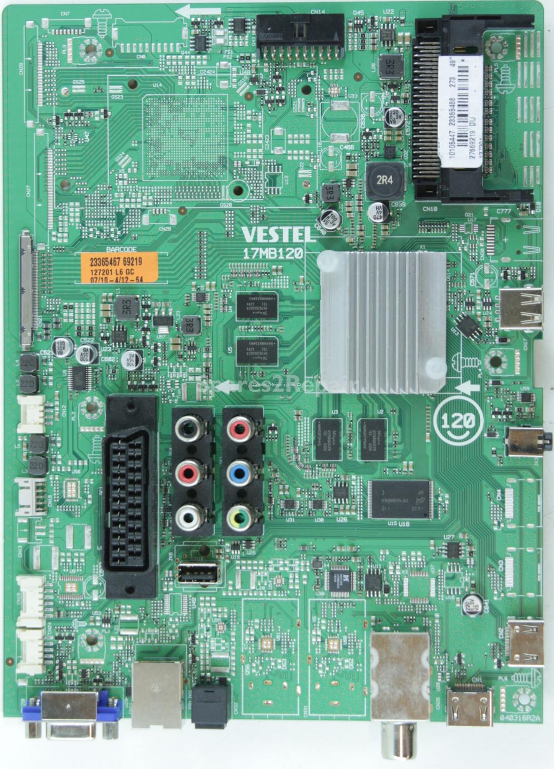 Bush LED49292UHDFVP - Main AV - 23365466 - 17MB120 - 040316R2A