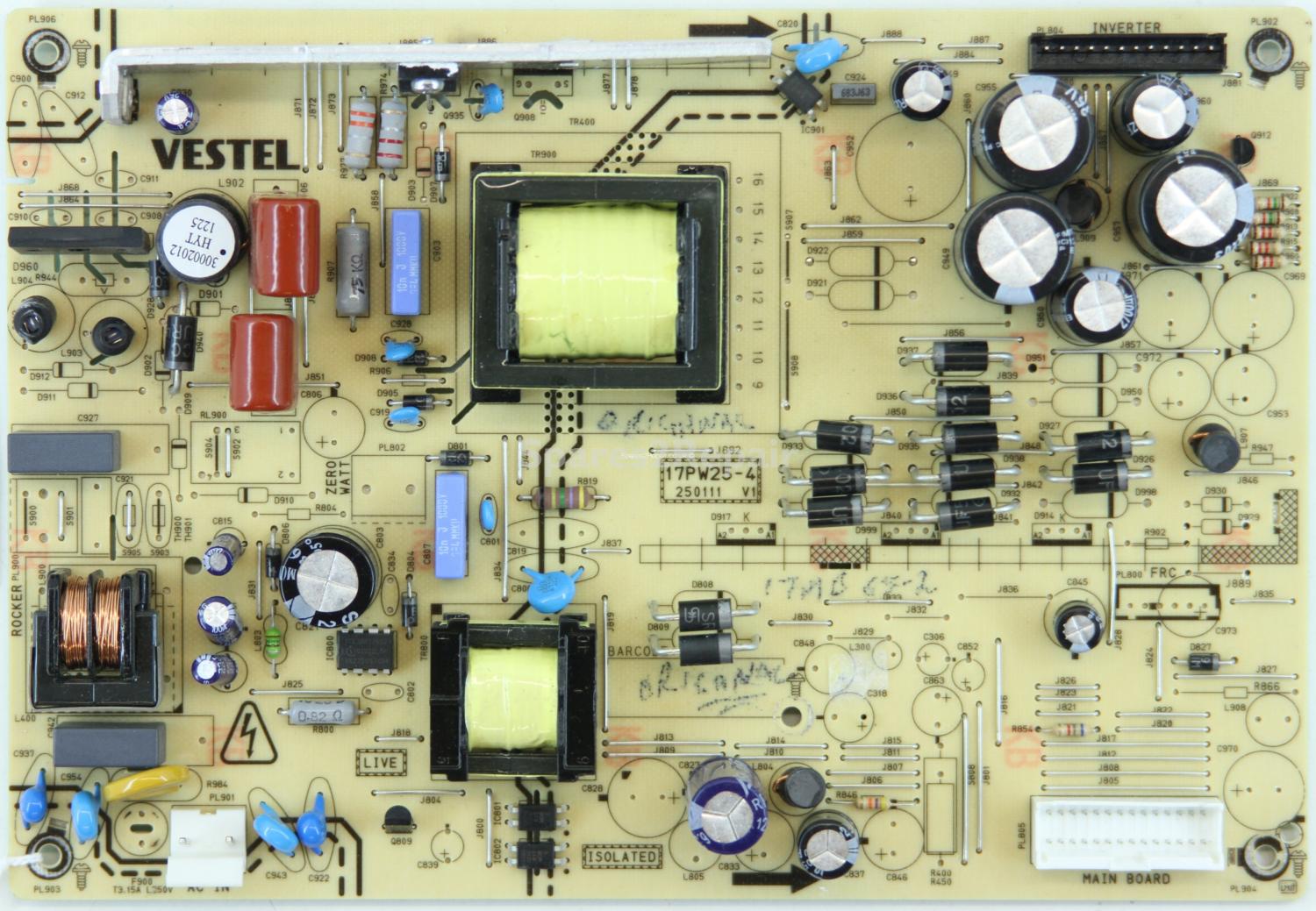 Finlux 42F7020-D - PSU - 17PW25-4 V1 - 250111