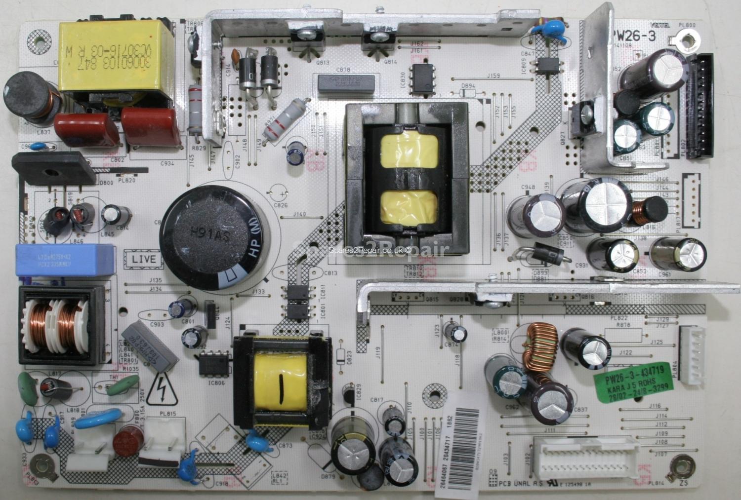 Hitachi 32LD30UA - PSU - 17PW26-3 - 141108 - 20434717