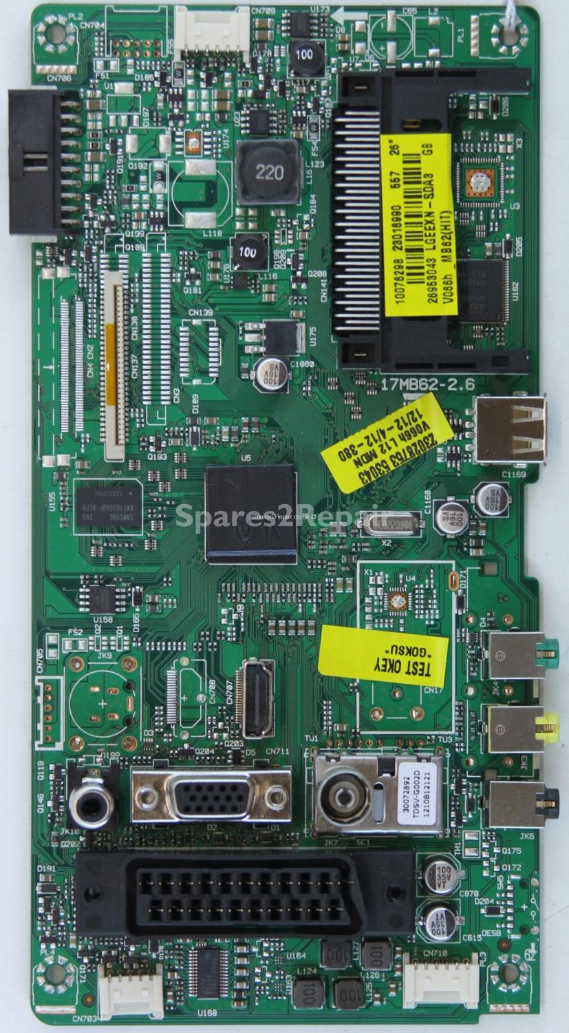 Hitachi L26VG07UJ - Main AV - 23016990 - 17MB62-2.6 - 110112
