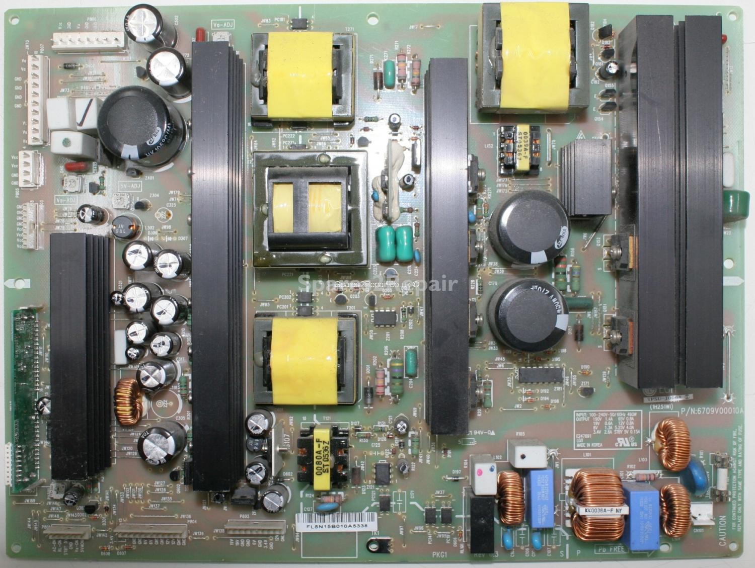 LG 42PX5D - PSU - 6709V00010A - YPSU-J006A - 1H251WI