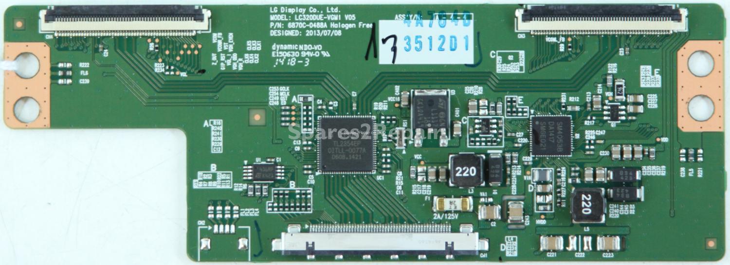 LG 32LB580D - T-Con - 6871L-3512D - 6870C-0488A - LC320DUE-VGM1 V05