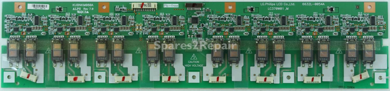 LG 37LP1D - Inverter - 6632L-0054A - KUBNKM080A Rev 7.0 - LC370W01, M