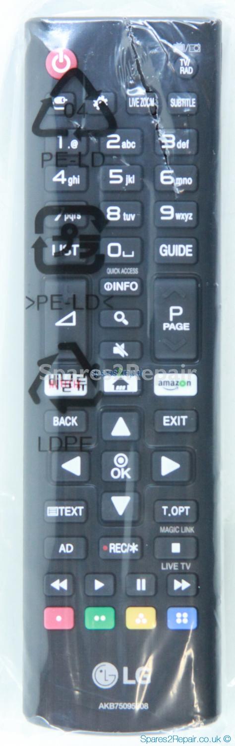 LG AKB75095308 Remote Control (Genuine)