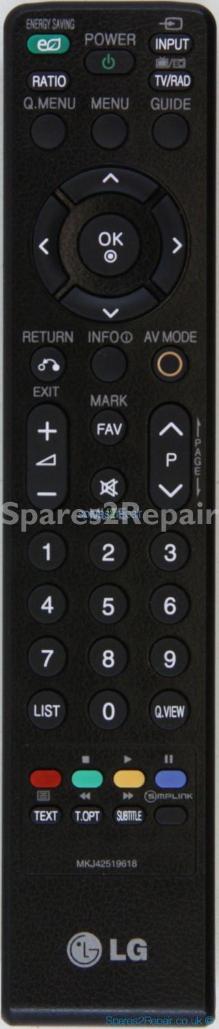 LG MKJ42519618 Remote Control (Original)