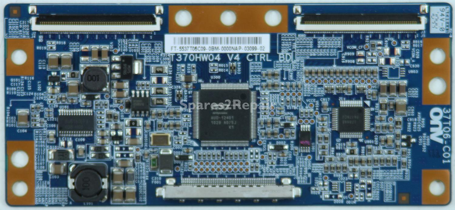 LG 37LE4900 - T-Con - 55.37T06.C09 - T370HW04 V4 CTRL BD - 37T06-C01