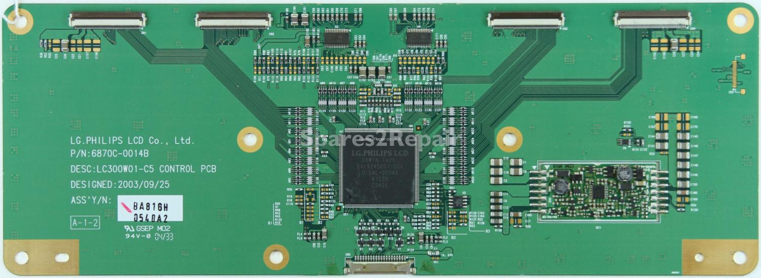 LG DI-30LZ30 - LVDS - 6870C-0014B - 6871L-0540A - LC300W01-C5 CONTROL PCB