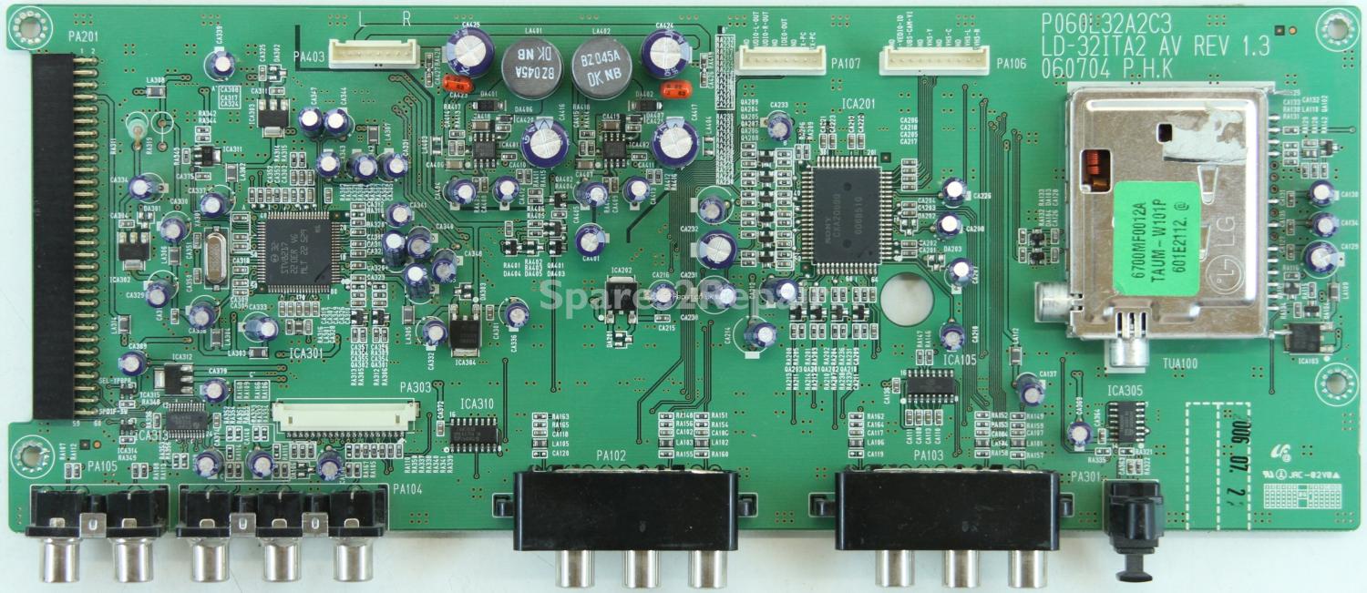 NEC NLT-32HDB2 - Main AV - P060L32A2C3 - LC-32ITA2 AV REV 1.3 - 060704