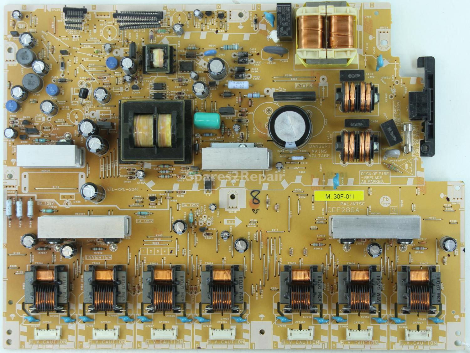 Orion TV-32082 - Power Inverter - CEF286A- ETL-XPC-204T