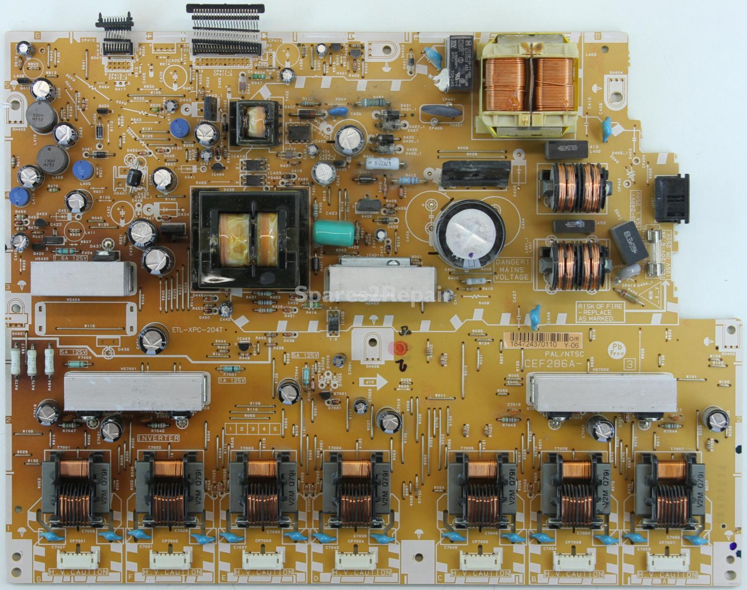 Orion TV32RN10D - Power Inverter - CEF286A - 184724370110 Y-06 - ETL-XPC-204T