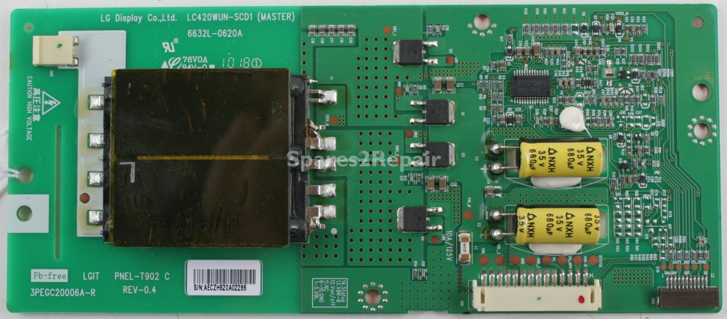 Panasonic TX-L42U2B - Inverter - 6632L-0620A - PNEL-T902 C - REV-0.4 - 3PEGC20006A-R - LC420WUN-SCD1 (MASTER)