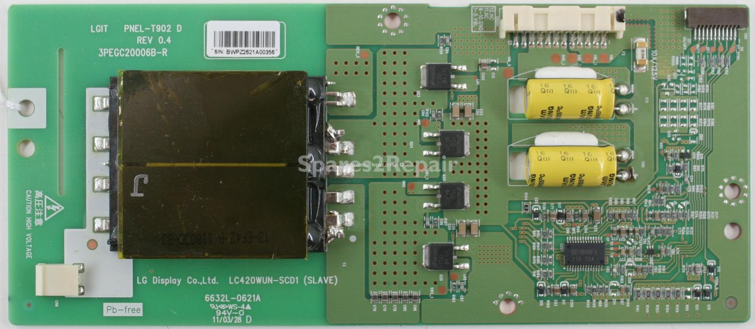 Panasonic TX-L42U3B - Inverter - 6632L-0621A - LC420WUN-SCD1 Slave - LGIT PNEL-T902 D - Rev 0.4 - 32PEGC20006B-R