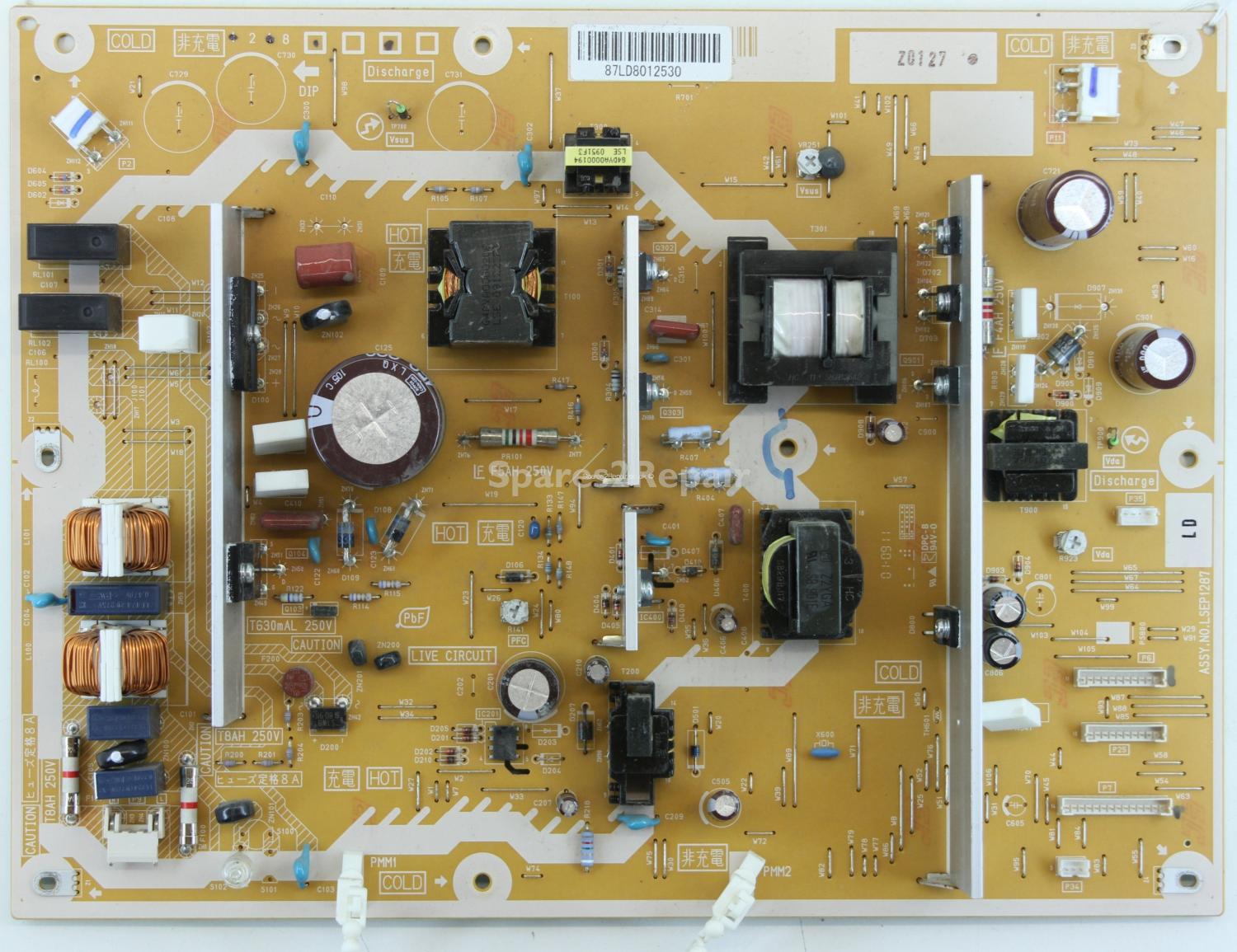 Panasonic TX-P37X20B - PSU - LSJB1287-12 - LSEP1287 LD