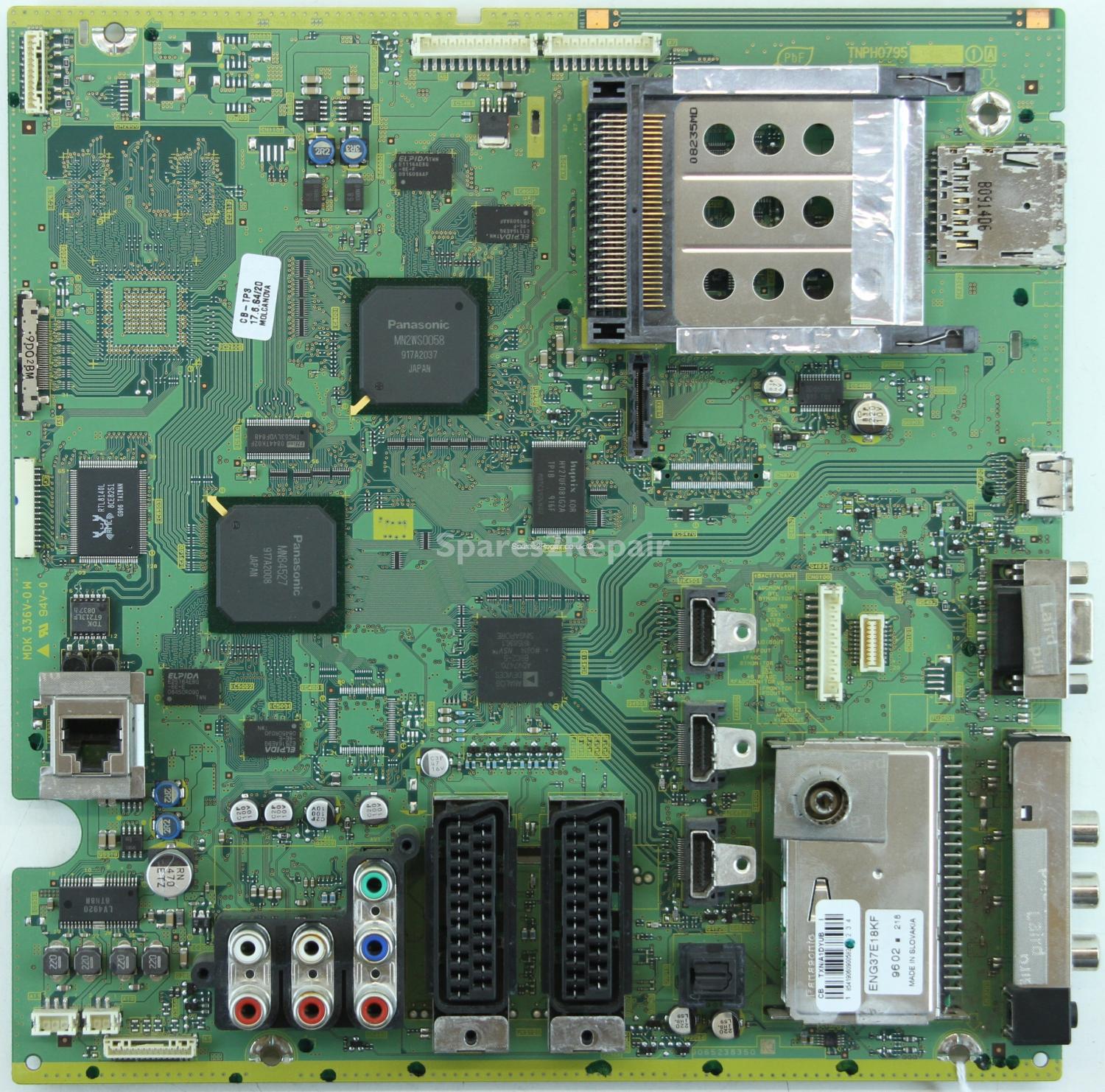 Panasonic TX-P42G15B - Main AV - TNPH0795 1 A - TXN/A1DYUB