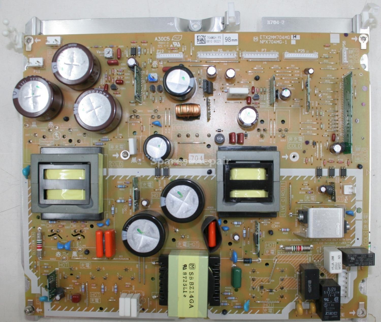 TH-50PZ81B - PSU - ETX2MM704MG H - NPZ704MG-1