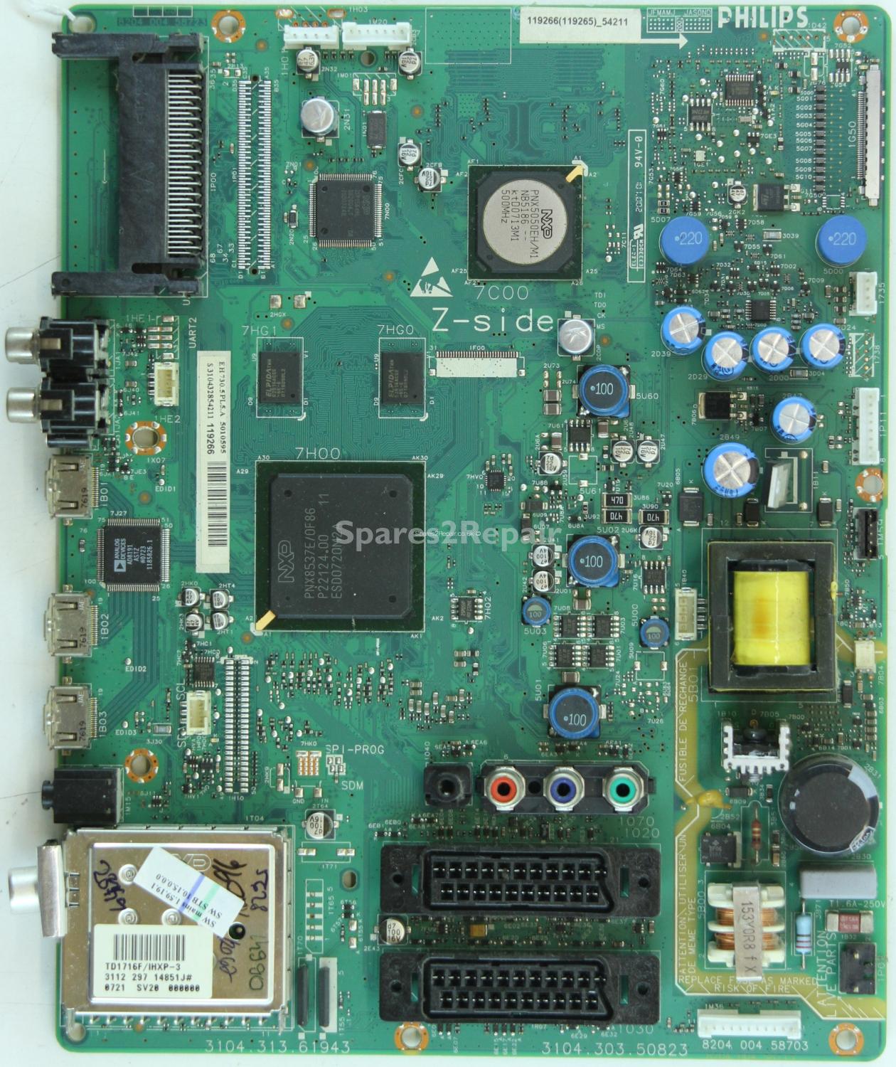 Philips 32PF9632D/10 - Main AV - 3104.313.61943 - 3104 303 50823 - 8204 004 58703 - 3104 328 54211
