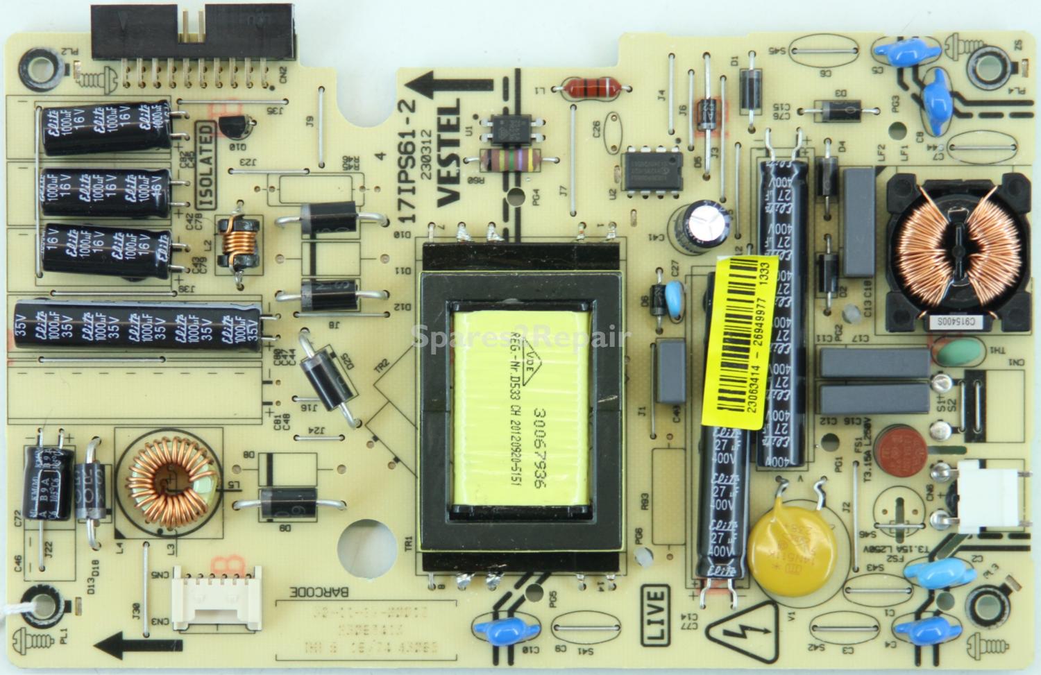 Polaroid P24LED12 - PSU - 17IPS61-2 - 230312 - 23063414