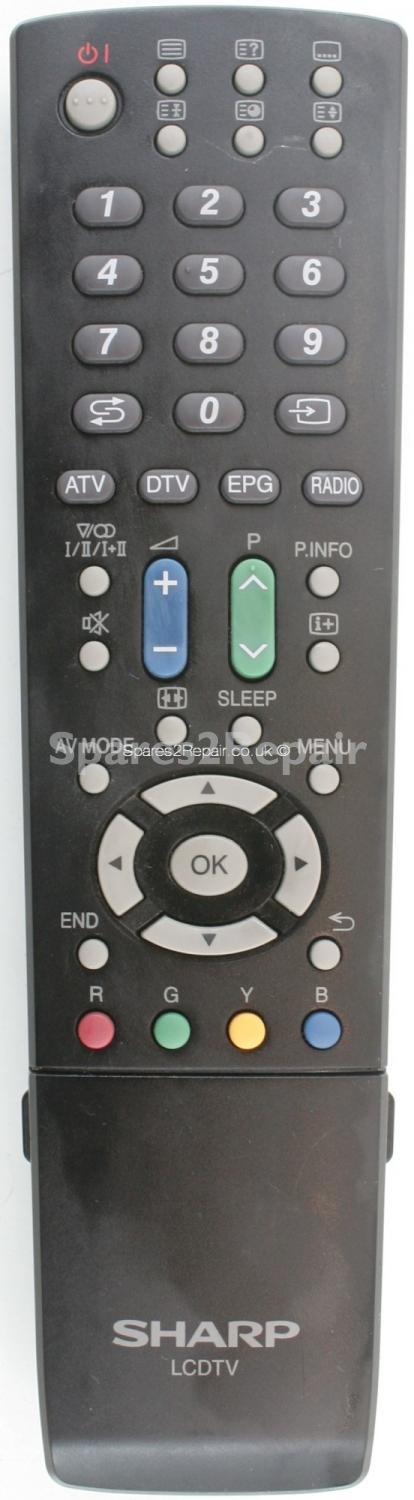Sharp GA586WJSA Remote Control (Original)