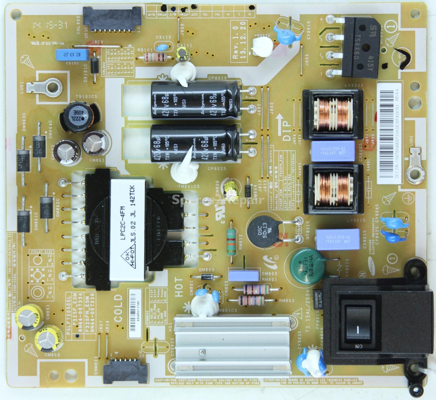 Samsung LH32DBD - PSU - BN44-00733A - Rev1.0 - F32SF_ESM