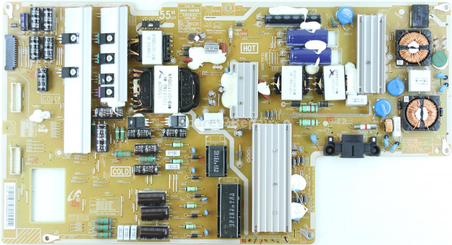 Samsung UE55F8000 - PSU - BN44-00636B - REV 1.1 - L55U2P_DHS