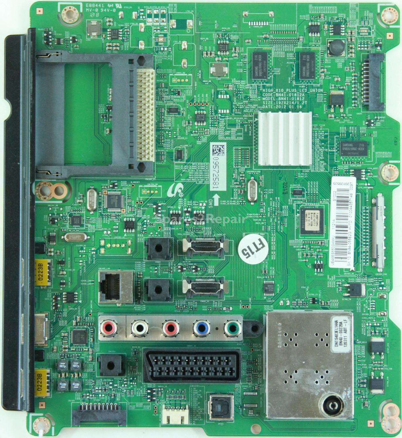 Samsung UE46ES5500K - Main AV - BN94-05562G - BN41-01812A - HIGH_X10_PLUS_LED_UNION