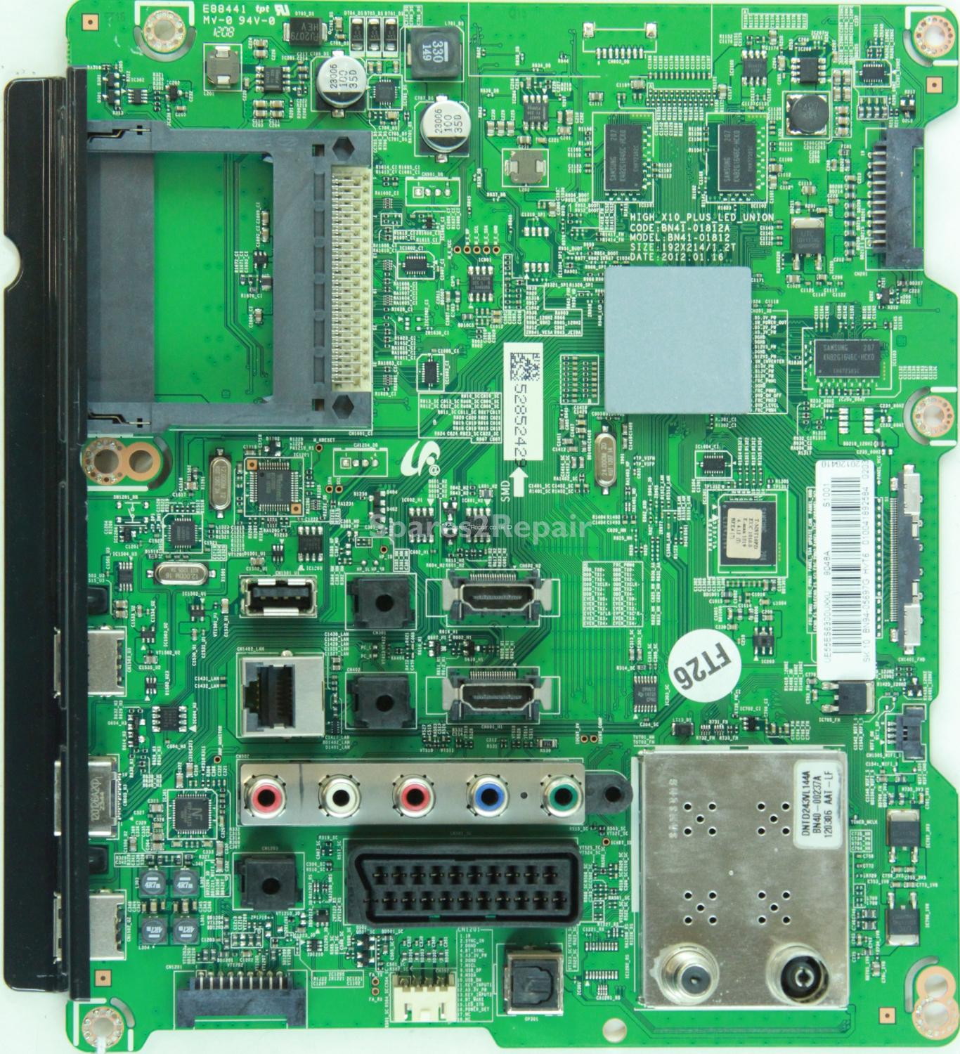 Samsung UE55ES6300U - Main AV - BN94-05697G - BN41-01812A - HIGH_PLUS_LED_UNION