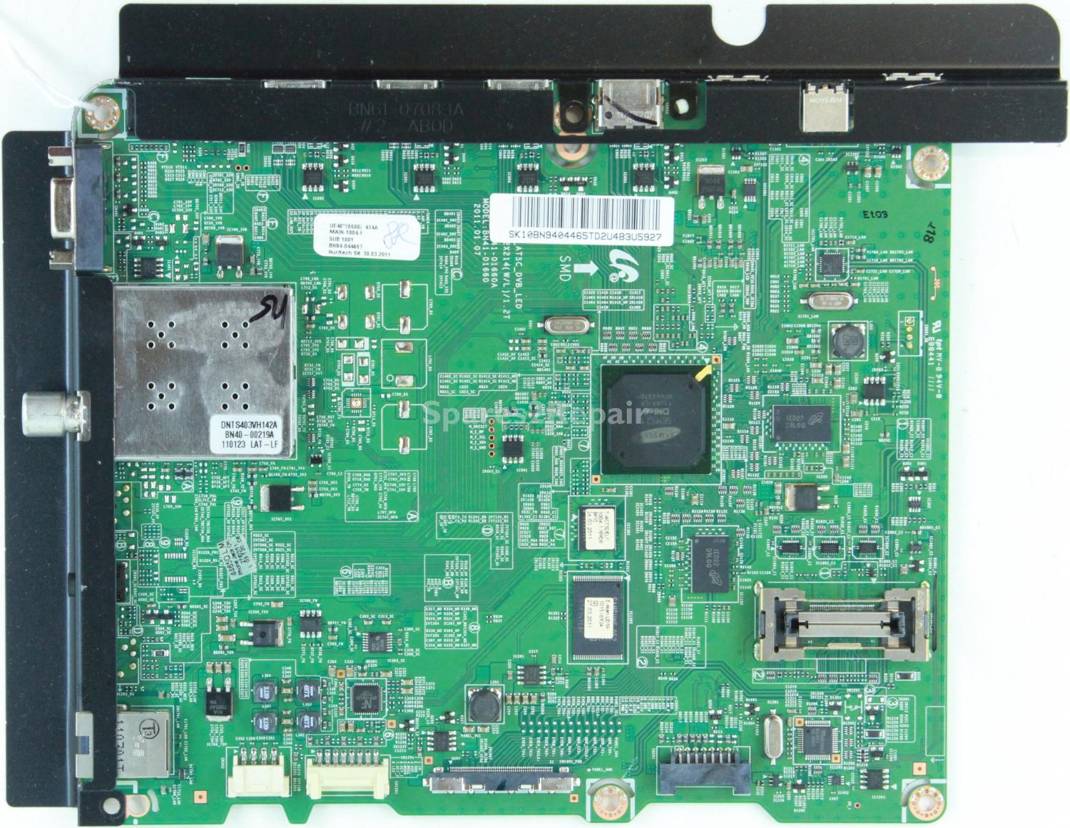 Samsung UE40D5520RK - Main AV - BN94-04465T - BN41-01660A - HIGH_X6_ATSC_DVB_LED