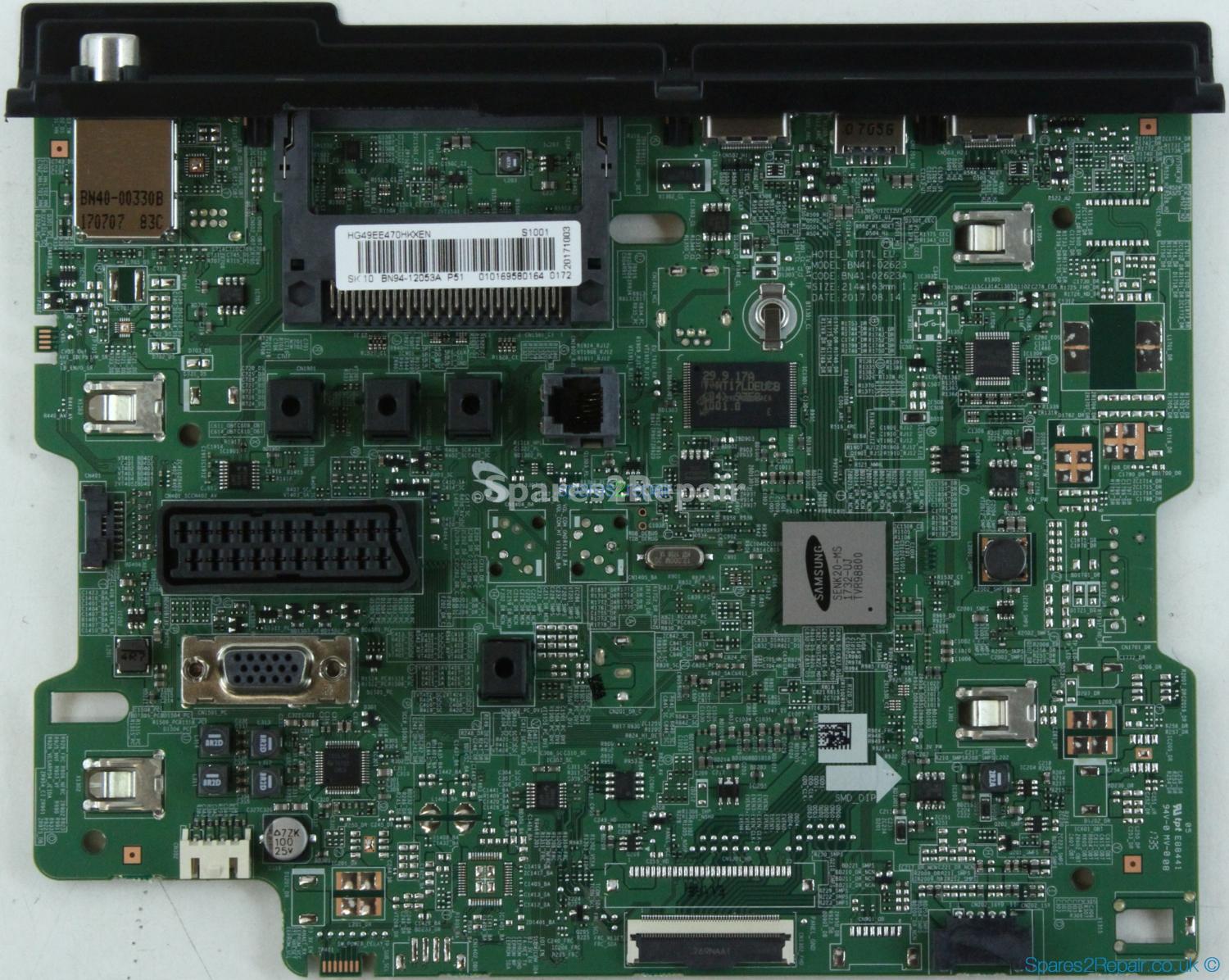 Samsung HG49EE470HK - Main AV - BN94-12053A - BN41-02623A